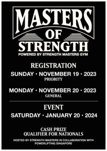 MASTERS OF STRENGTH POWERLIFTING MEET - Strength Masters Gym